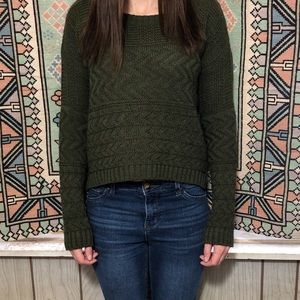 Cotton Emporium green sweater